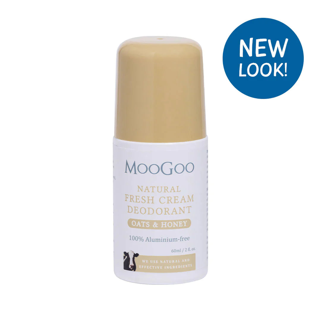 MooGoo Fresh Cream Deodorant - Oats & Honey 60ml