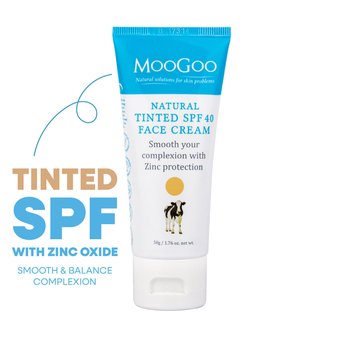 MooGoo Tinted SPF 40 Face Cream 50g