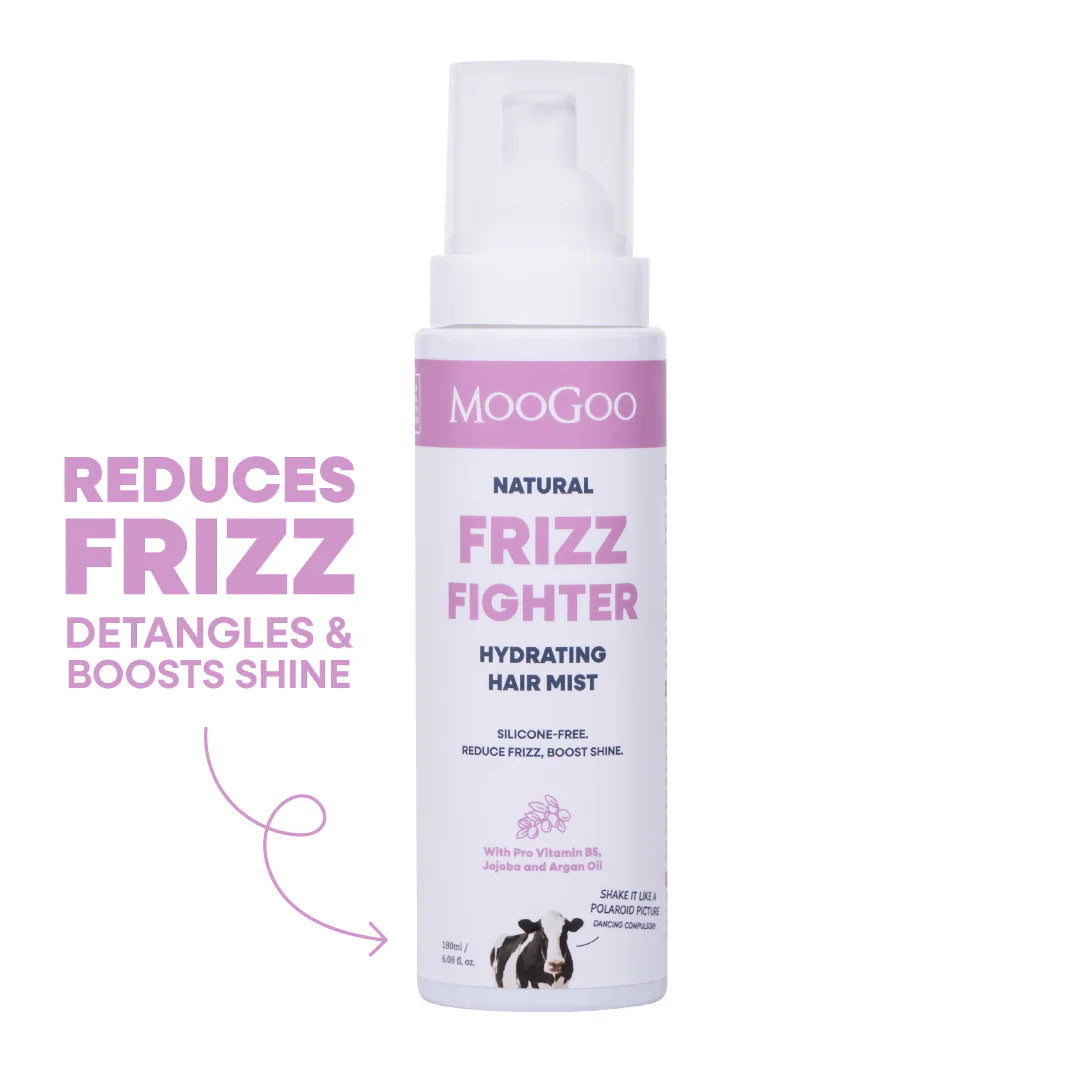 MooGoo Natural Frizz Fighter Hydrating Hair Mist 180ml