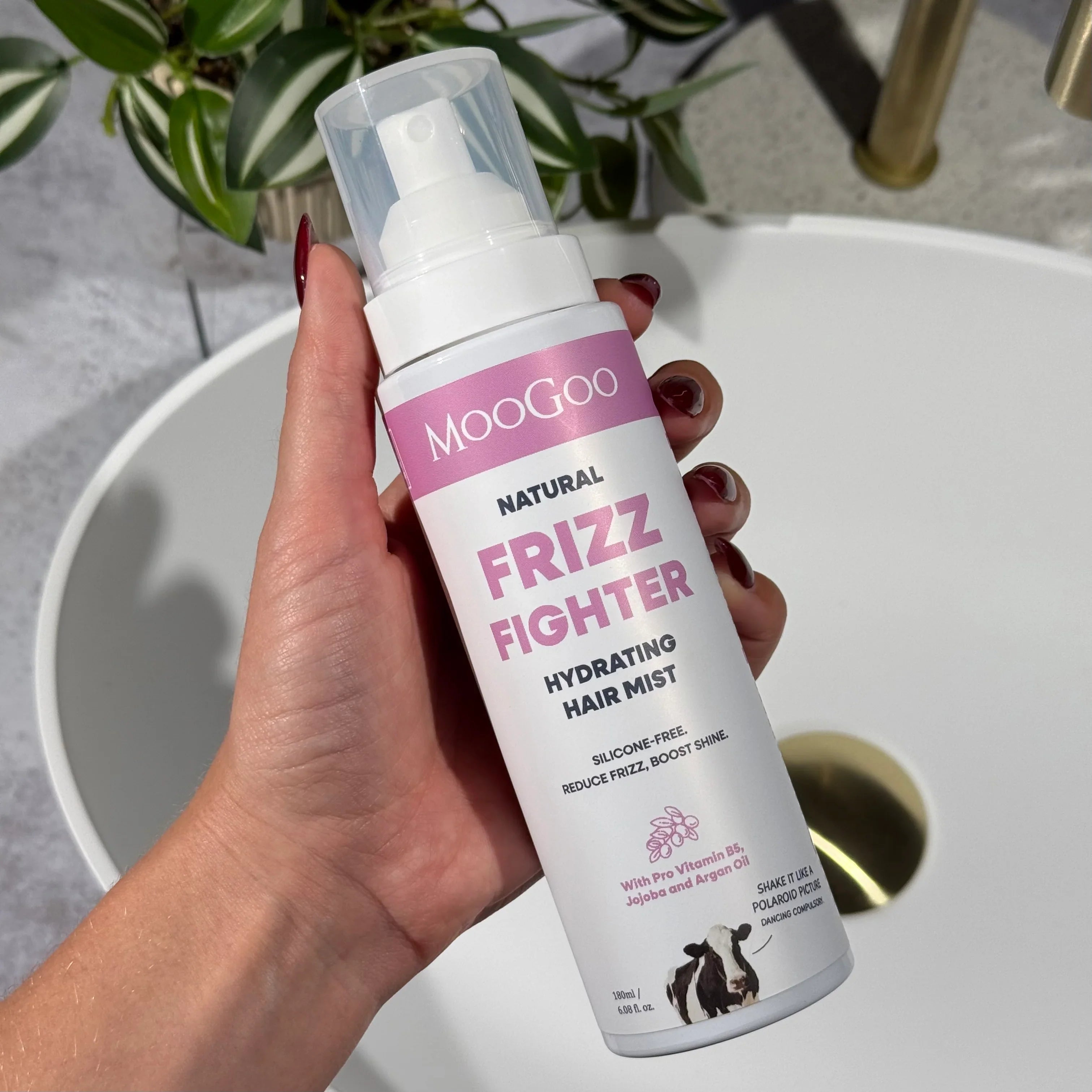 MooGoo Natural Frizz Fighter Hydrating Hair Mist 180ml