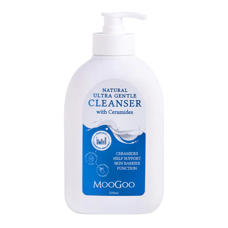 MooGoo Ultra Gentle Cleanser with Ceramides 500ml 3