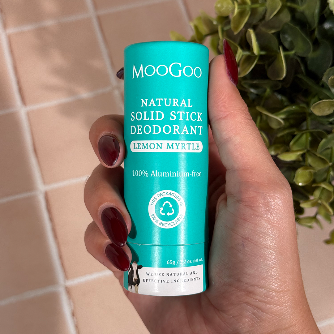 MooGoo Deodorant Stick - Lemon Myrtle 65g