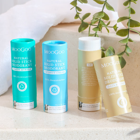 MooGoo Deodorant Stick - Oats & Honey 65g