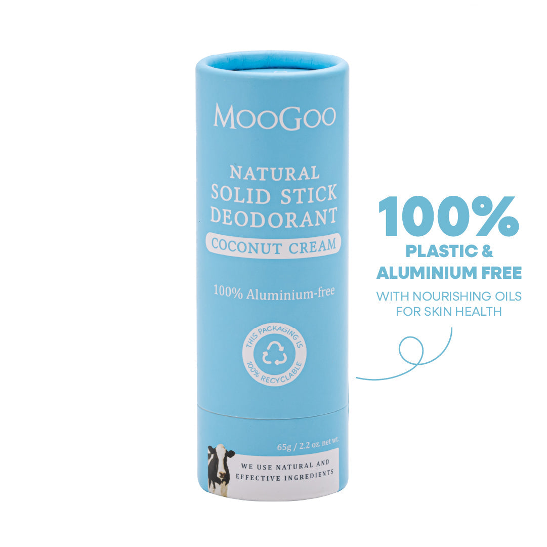 MooGoo Deodorant Stick - Coconut Cream 65g