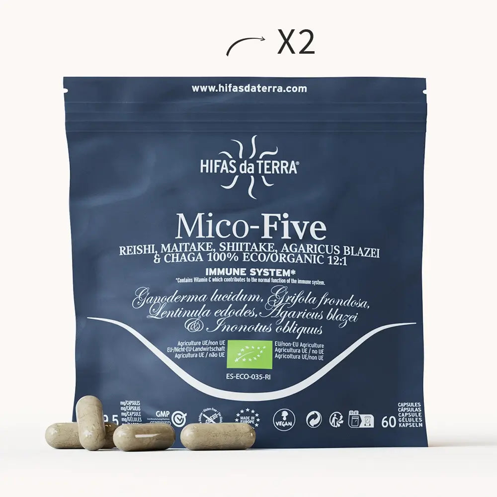 Hifas Da Terra Mico-Five Pure extracts from Reishi, Shiitake, Maitake, Sun and Chaga Mushrooms 5