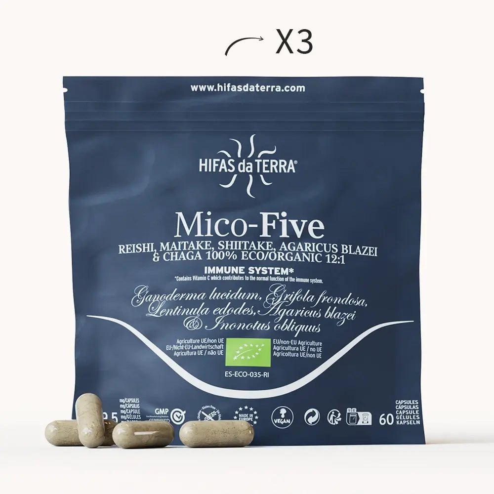 Hifas Da Terra Mico-Five Pure extracts from Reishi, Shiitake, Maitake, Sun and Chaga Mushrooms 6