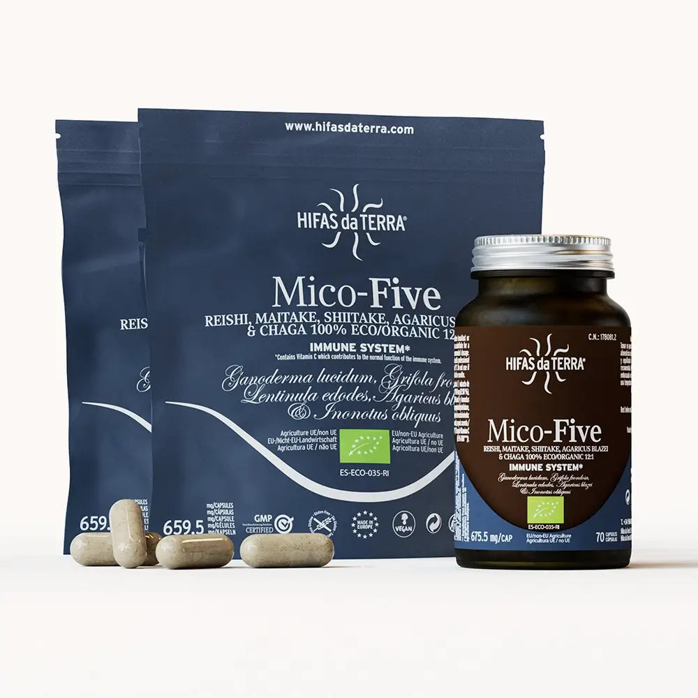 Hifas Da Terra Mico-Five Pure extracts from Reishi, Shiitake, Maitake, Sun and Chaga Mushrooms 4