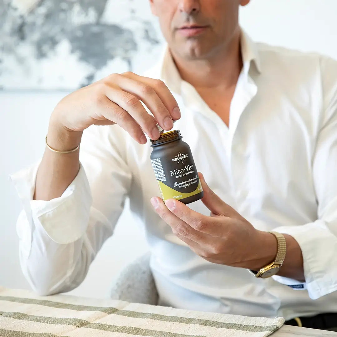 Hifas Da Terra Mico-Vir+ Pure Extracts of Reishi and Cordyceps 12