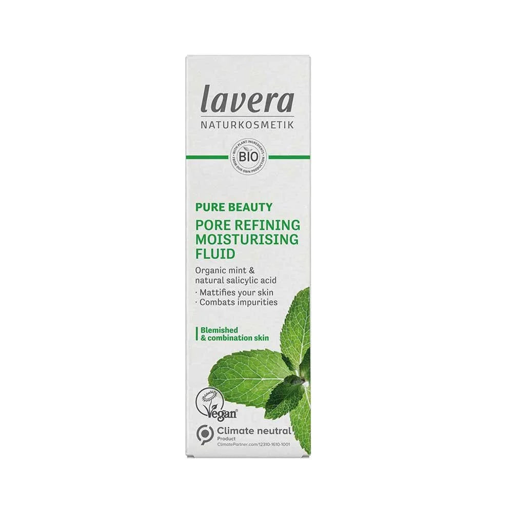 Lavera PURE BEAUTY Pore Refining Moisturising Fluid - 50ml