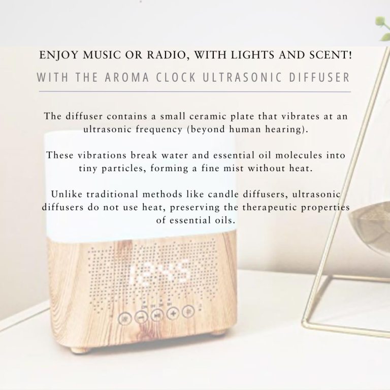 Absolute Aromas Aroma-Clock Ultrasonic Diffuser and Bluetooth Speaker 6
