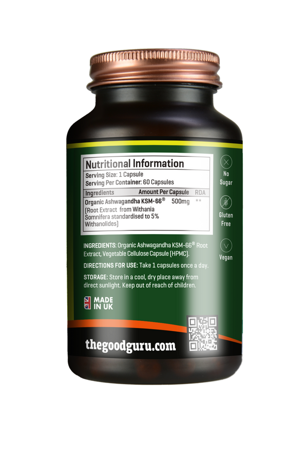 The Good Guru Organic Ashwagandha KSM-66®