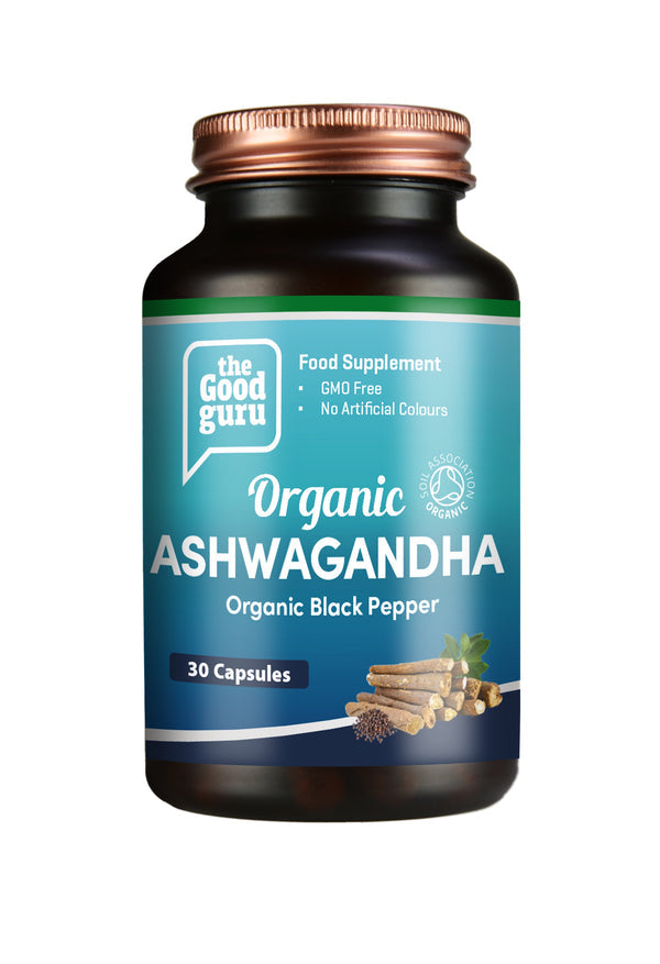 The Good Guru Organic Ashwagandha + Organic Black Pepper 5