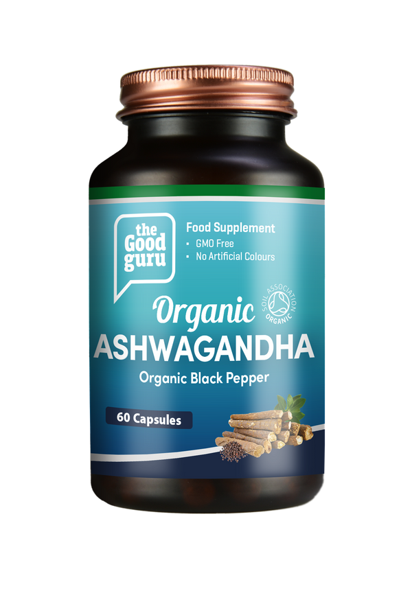 The Good Guru Organic Ashwagandha + Organic Black Pepper 3