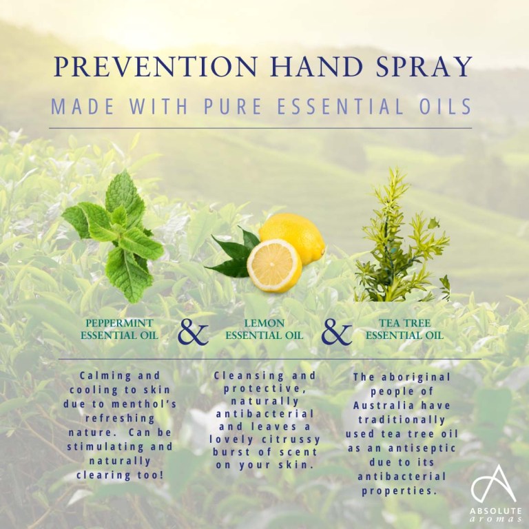 Absolute Aromas Hand Spray – Prevention 3