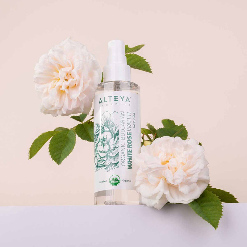 Alteya Organics Organic Bulgarian White Rose Water (Rosa Alba) Spray 100 ml