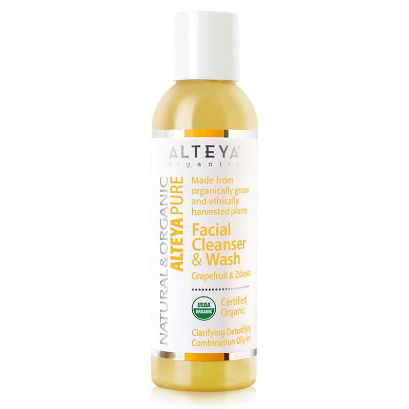 Alteya Organics Organic Facial Cleanser & Wash - Grapefruit & Zdravetz 150ml