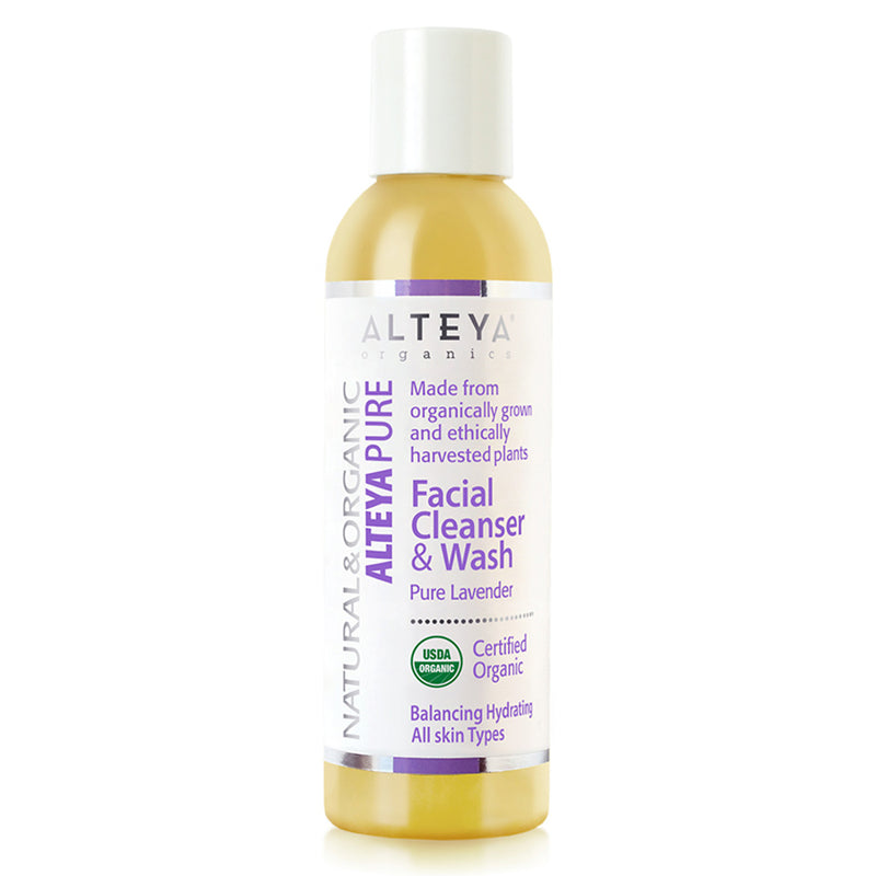 Alteya Organics Organic Facial Cleanser & Wash - Pure Lavender 150ml