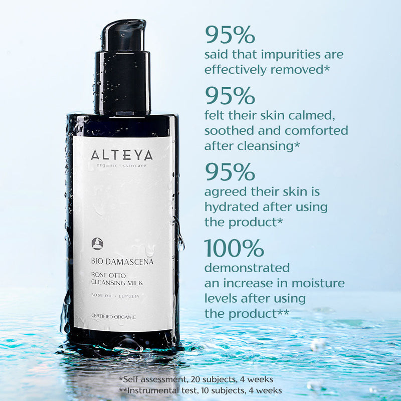 Alteya Organics Bio Damascena Organic Rose Otto Cleansing Milk 200ml 7