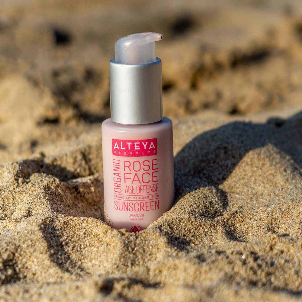 Alteya Organics Organic Sunscreen Rose Face Cream SPF30 50ml