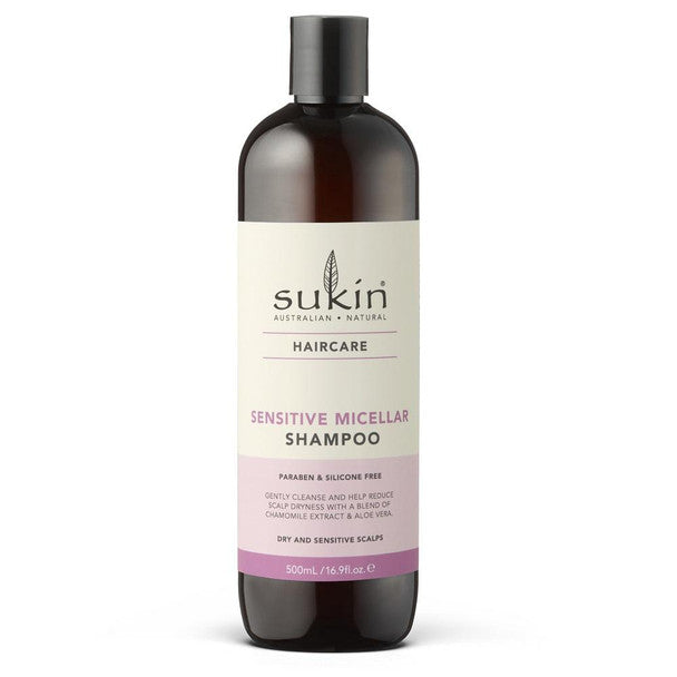 SUKIN SENSITIVE MICELLAR SHAMPOO | HAIR CARE 500ML