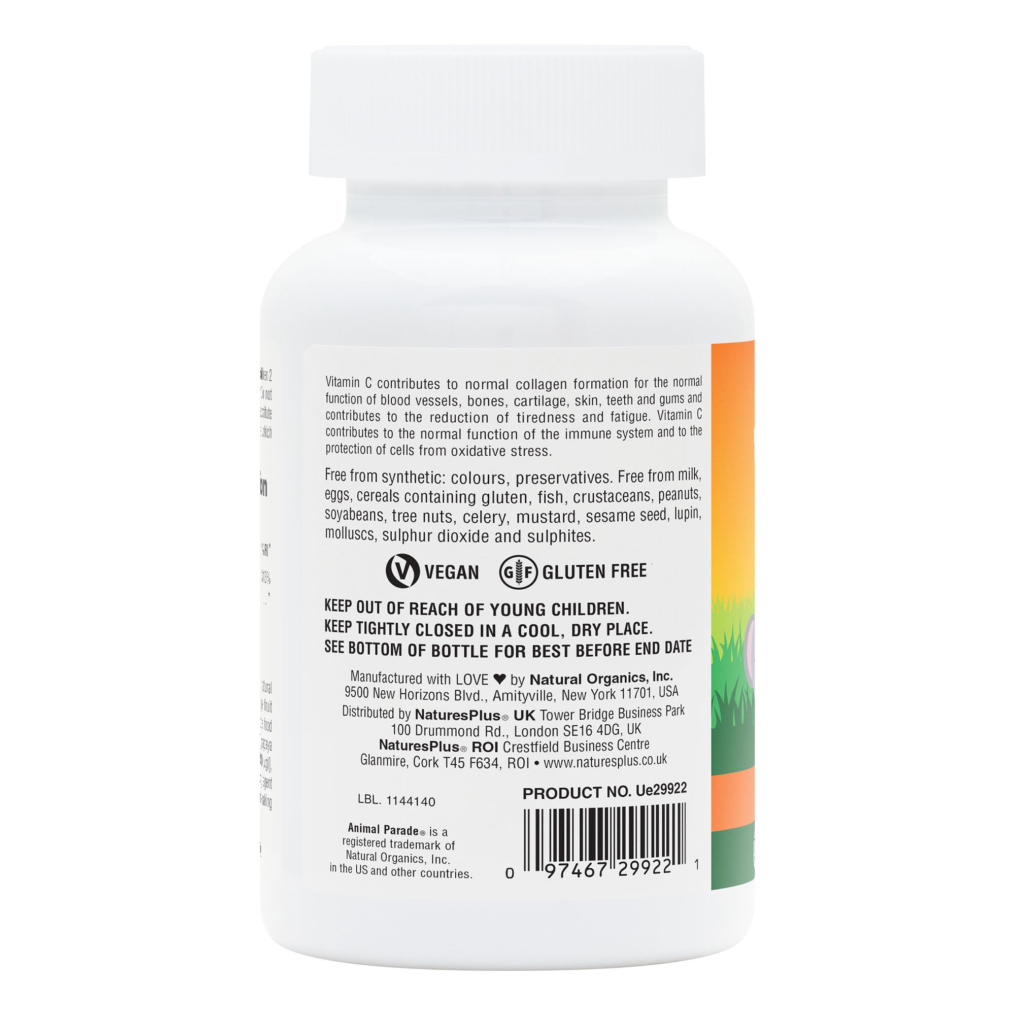 NaturesPlus Animal Parade® Sugar-Free Vitamin C Children's 90 Chewables (Pack of 2) 3