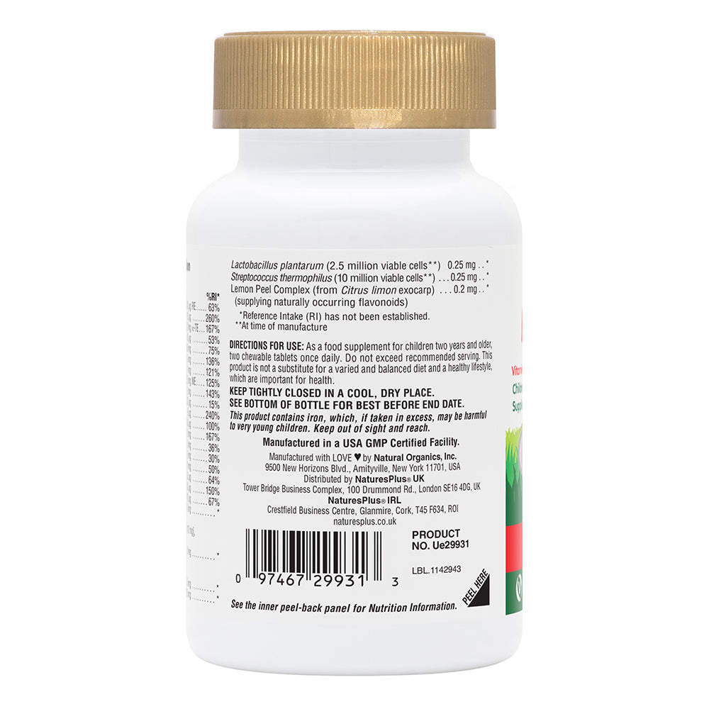NaturesPlus Animal Parade® GOLD Multivitamin Children's Chewables - Cherry 6