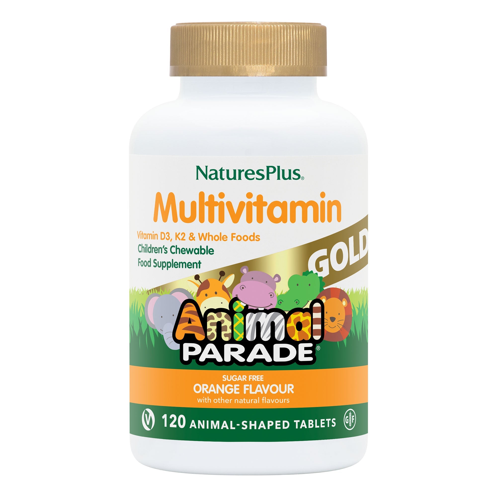 NaturesPlus Animal Parade® GOLD Multivitamin Children's Chewables - Orange 4