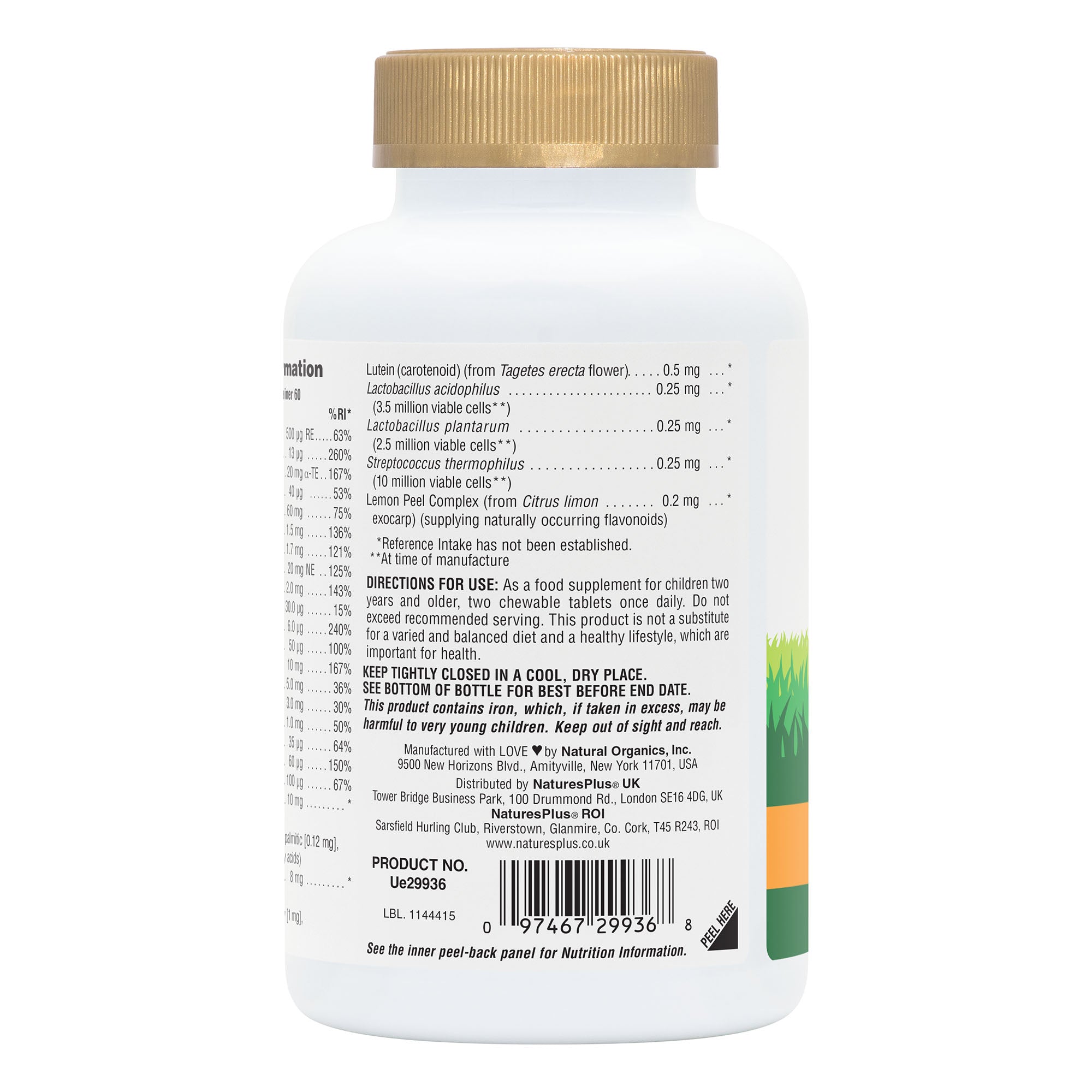 NaturesPlus Animal Parade® GOLD Multivitamin Children's Chewables - Orange 6
