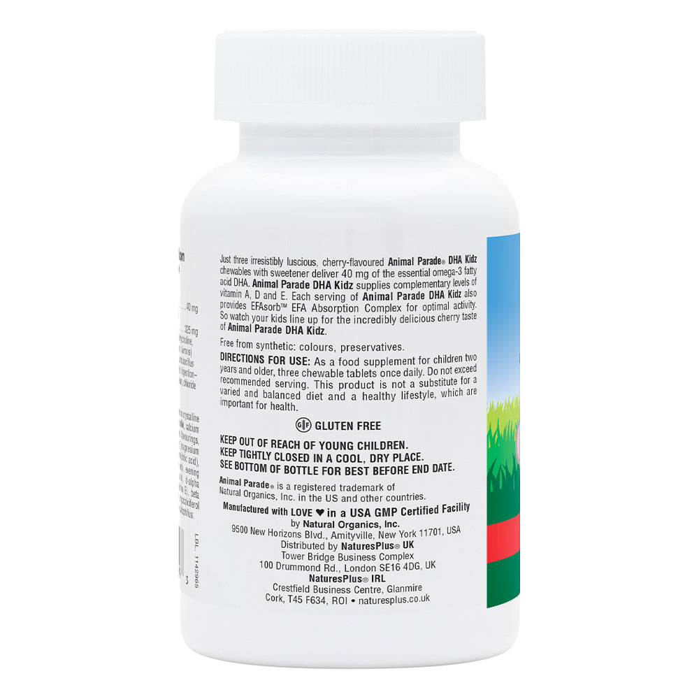 NaturesPlus Animal Parade® DHA for Kids Children's Chewables