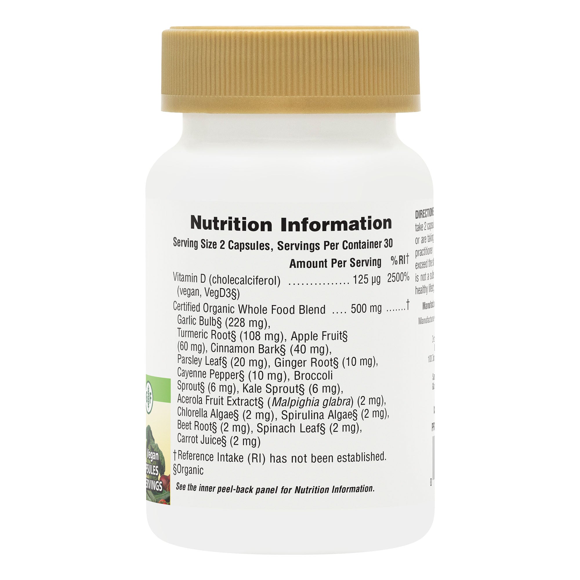 NaturesPlus Source of Life Garden Vitamin D3 5000IU Capsules 3