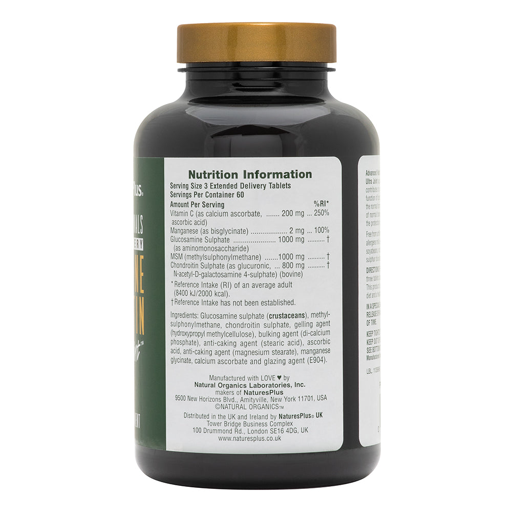 NaturesPlus Glucosamine/Chondroitin/MSM Ultra Rx-Joint® Tablets 5