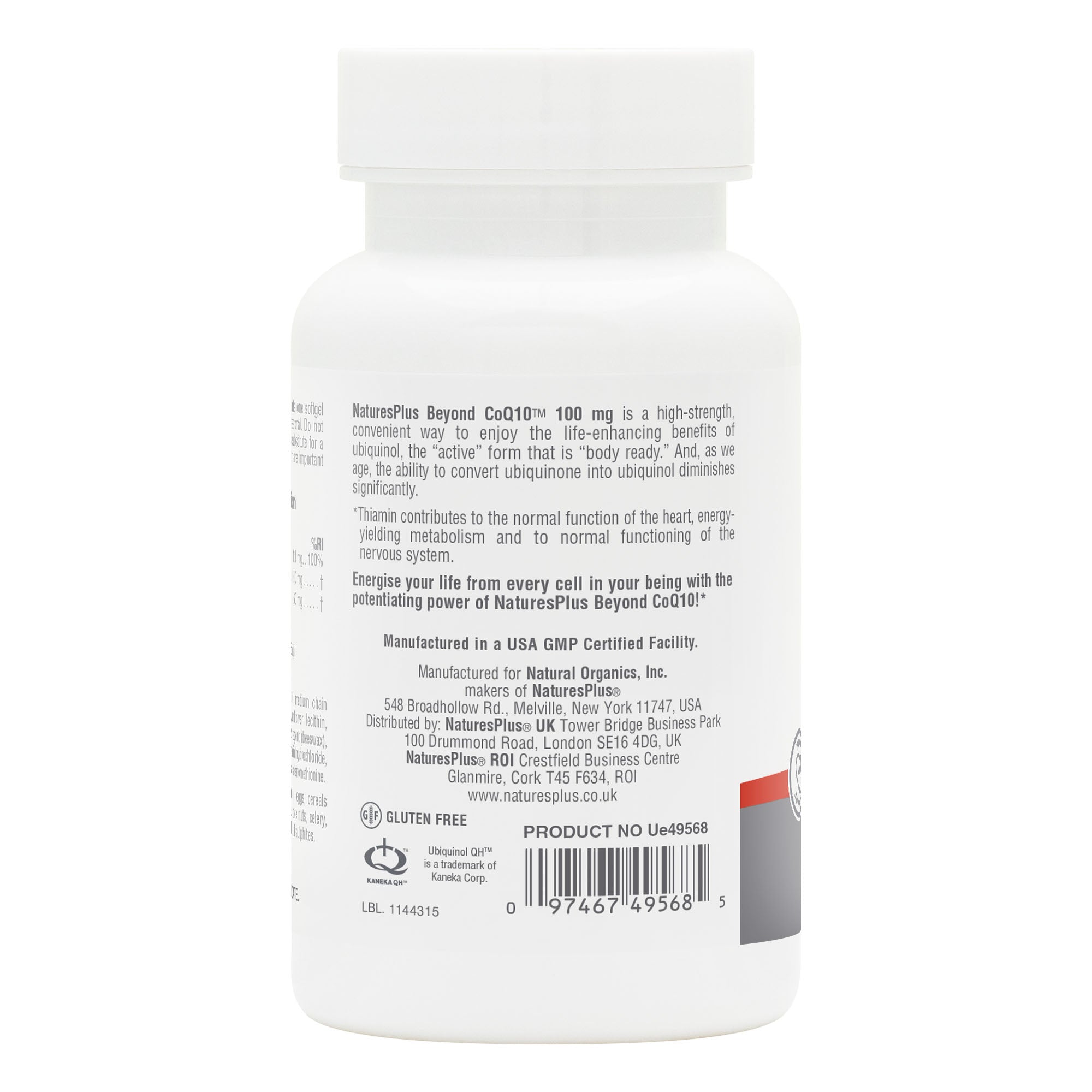 Natures Plus Beyond CoQ10® 100 mg Softgels 4