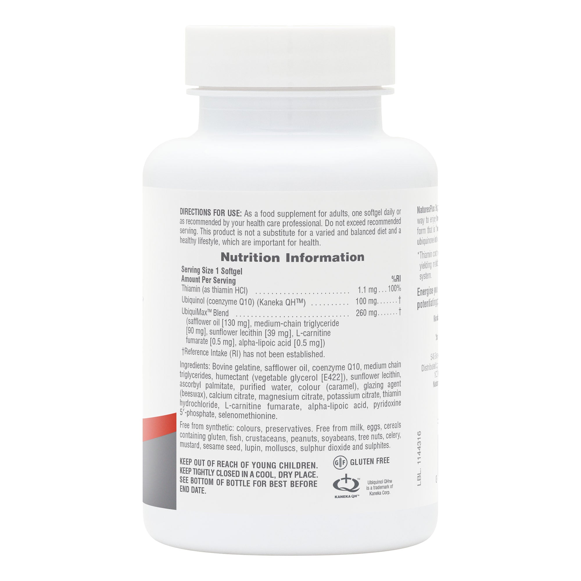 Natures Plus Beyond CoQ10® 100 mg Softgels 6