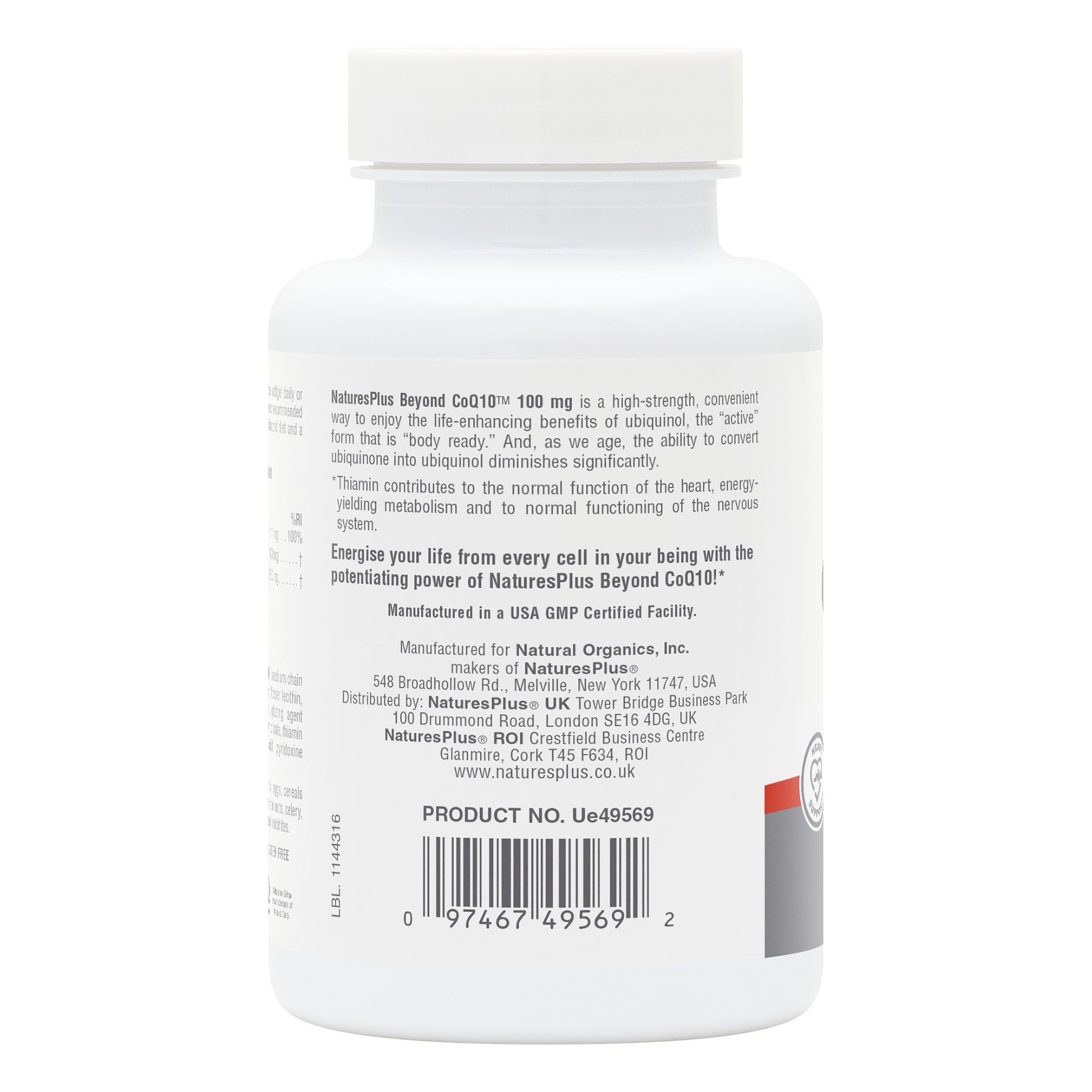 Natures Plus Beyond CoQ10® 100 mg Softgels 5
