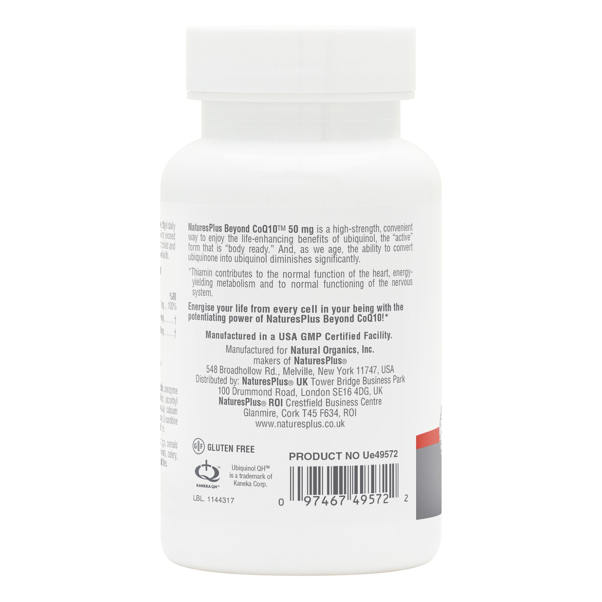 Natures Plus Beyond CoQ10® 50 mg Softgels 4