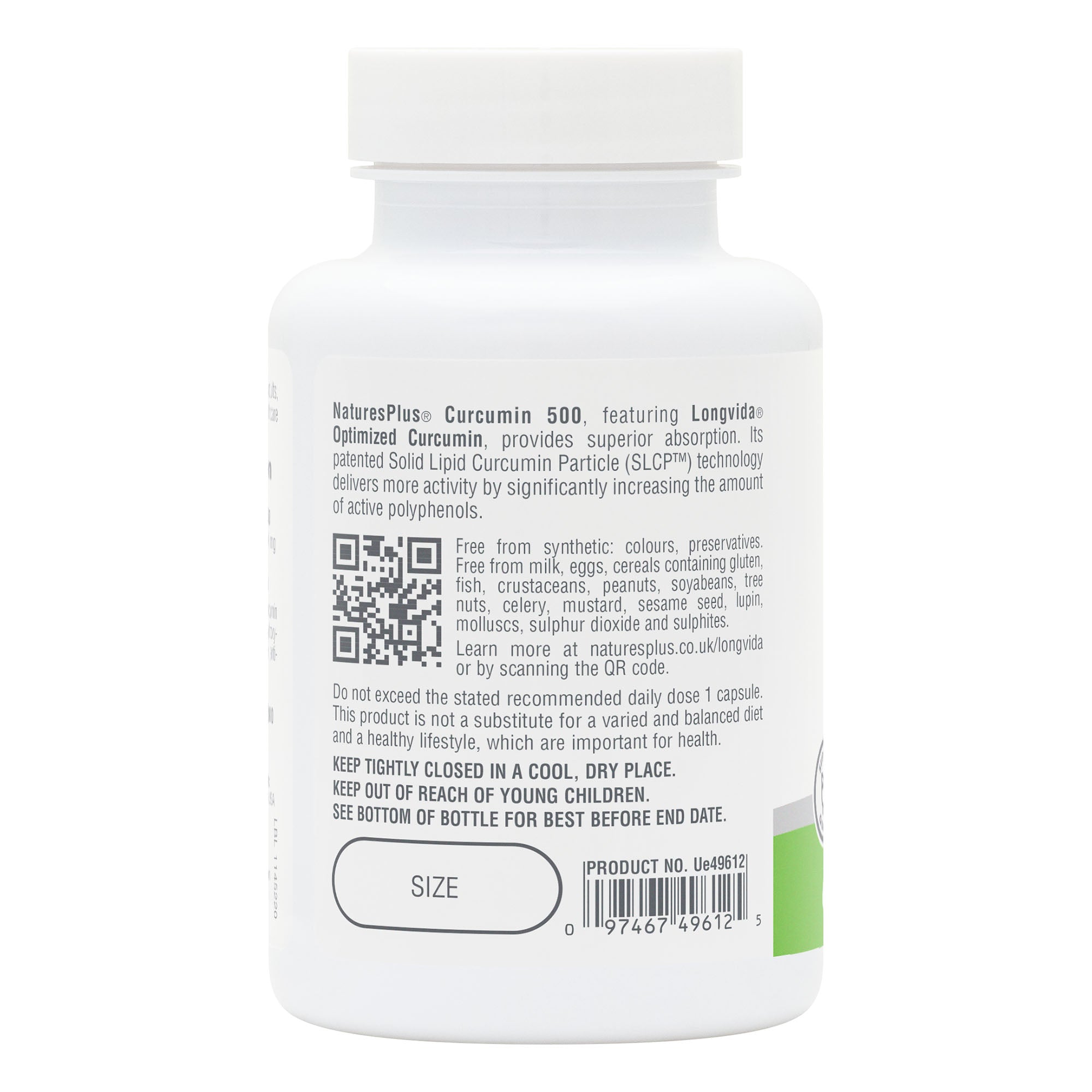NaturesPlus PRO Curcumin Longvida® 500mg 6