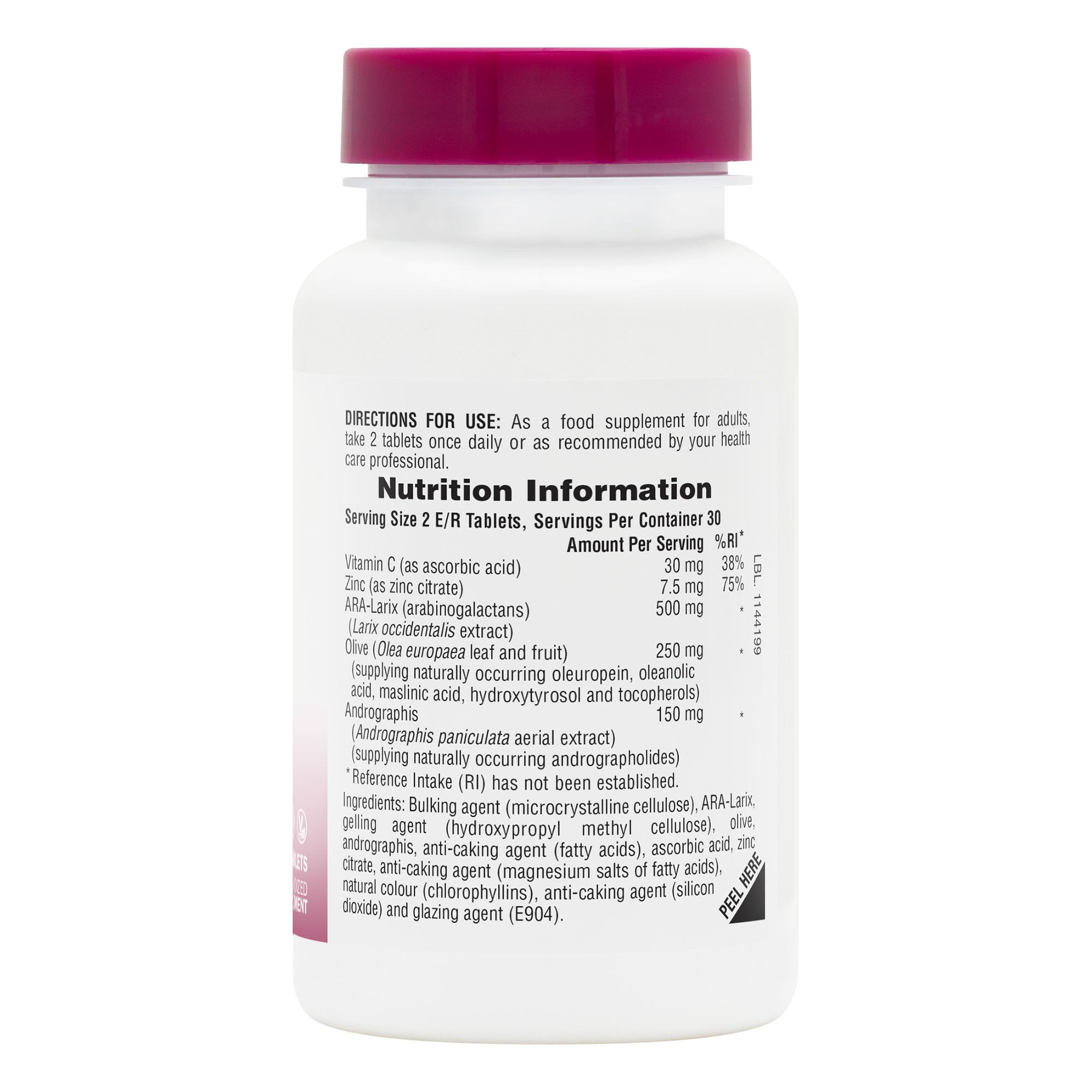 NaturesPlus Herbal Actives Tri-Immune Extended Release 60 Tablets