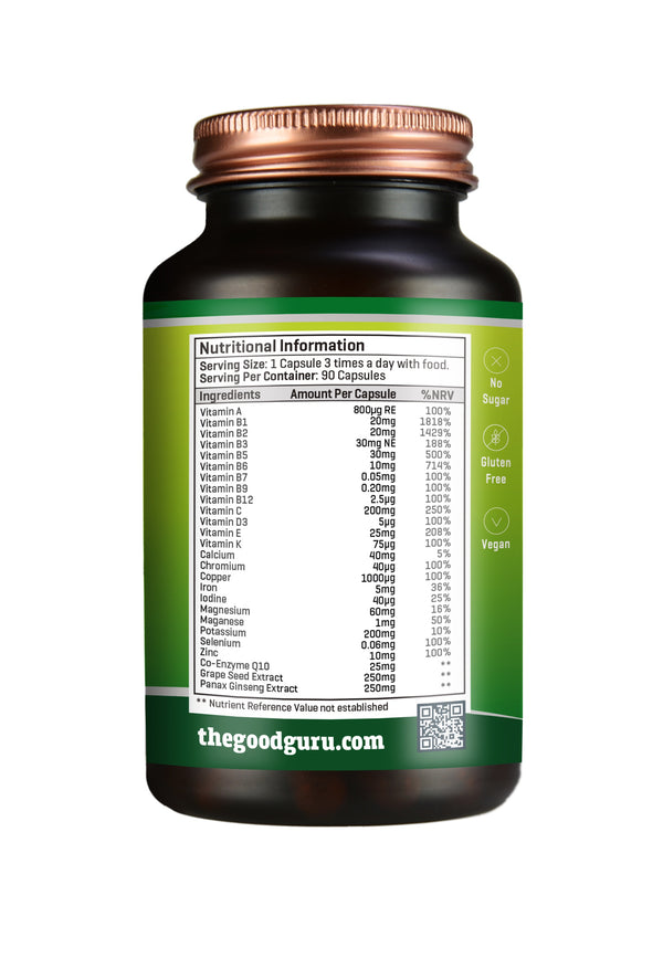 The Good Guru Vegan MultiVitamin