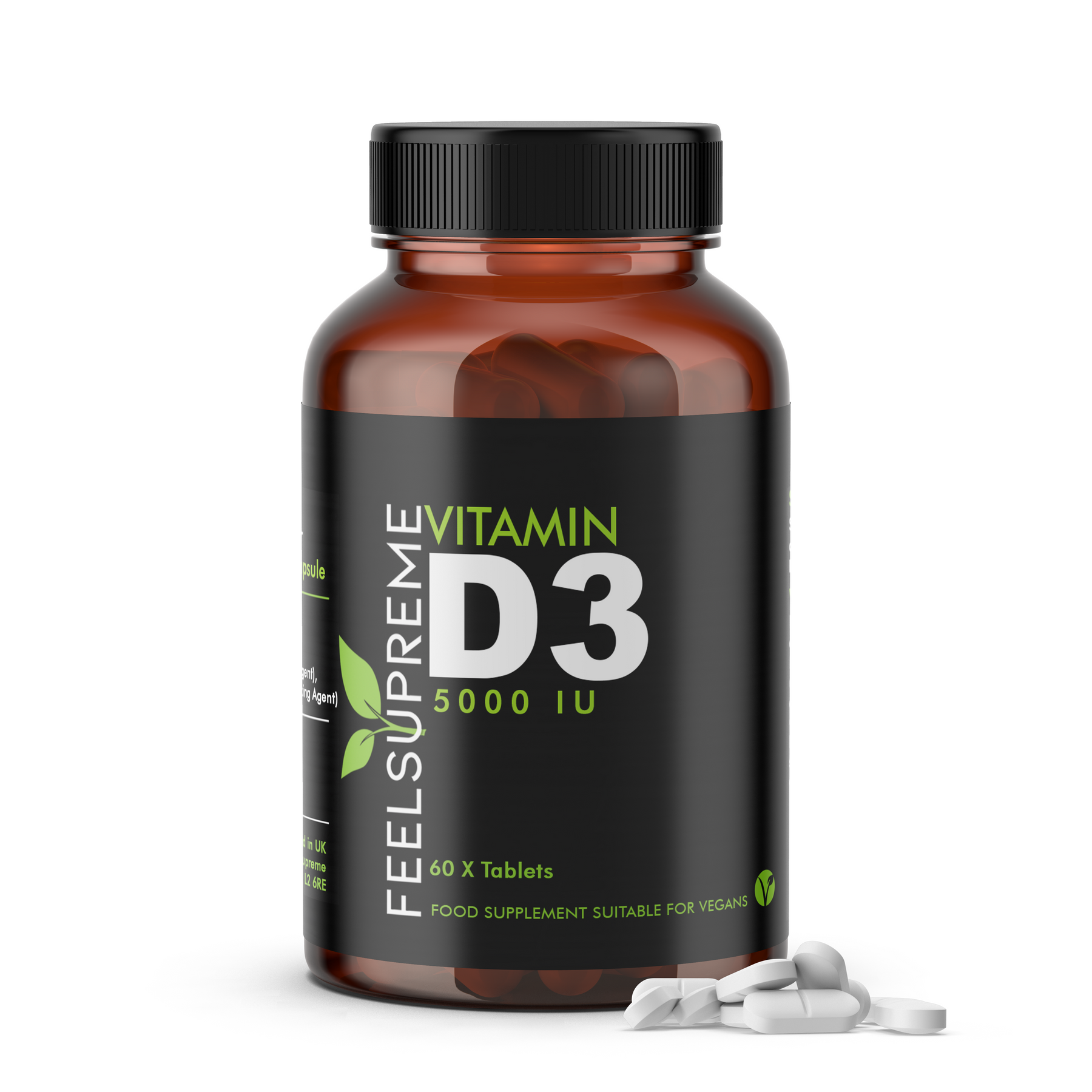Feel Supreme Vitamin D3 | 5000iu (Pack of 2)