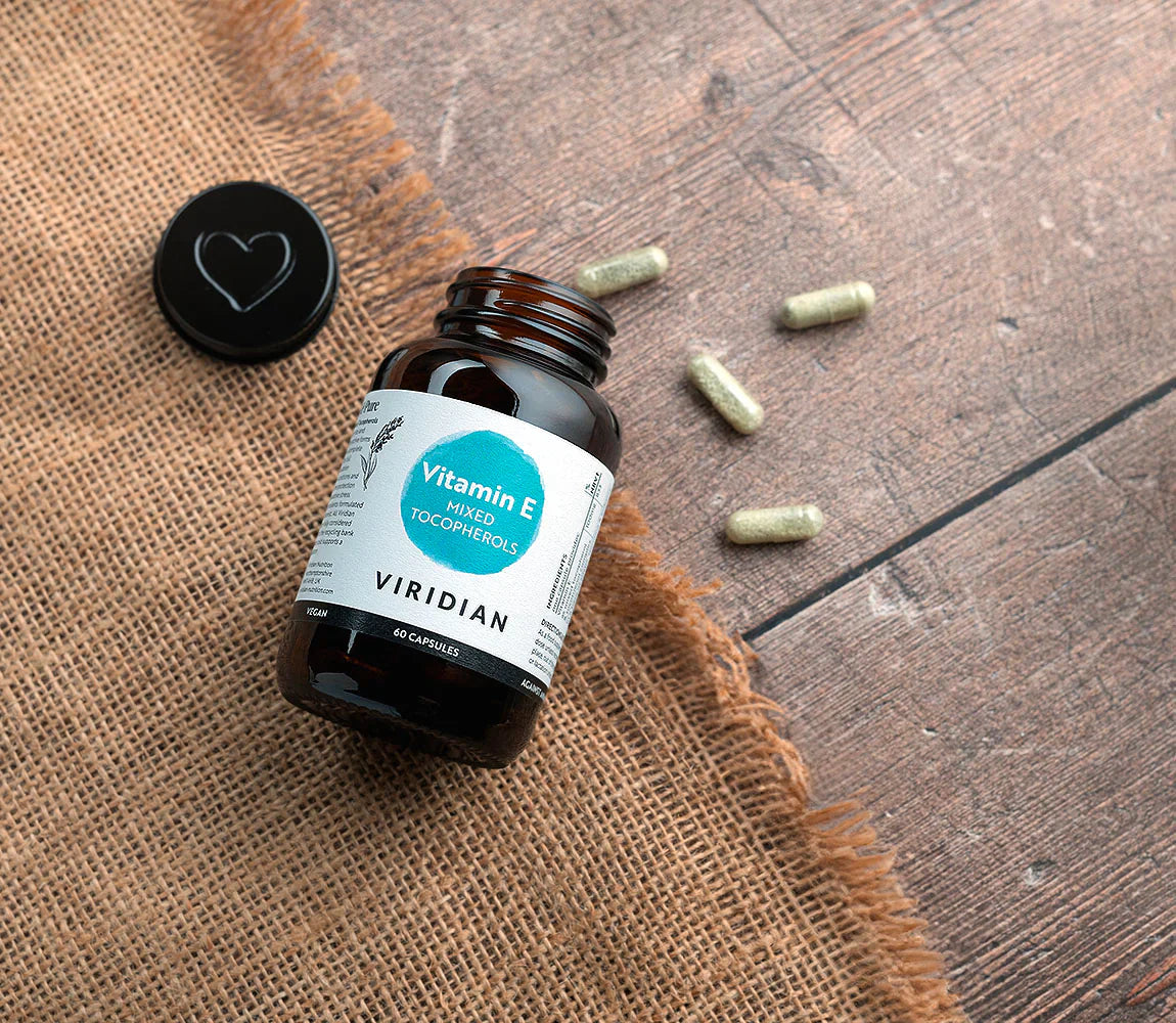 Viridian Mixed Vitamin E tocopherols / tocotrienols - 60 Veg Caps