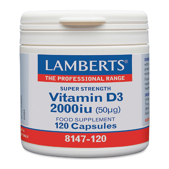 Lamberts Vitamin D3 2000iu 120 capsules