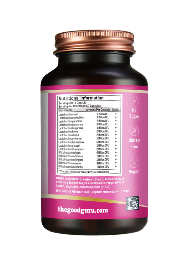 The Good Guru Women’s Probiotic 50 Billion CFU
