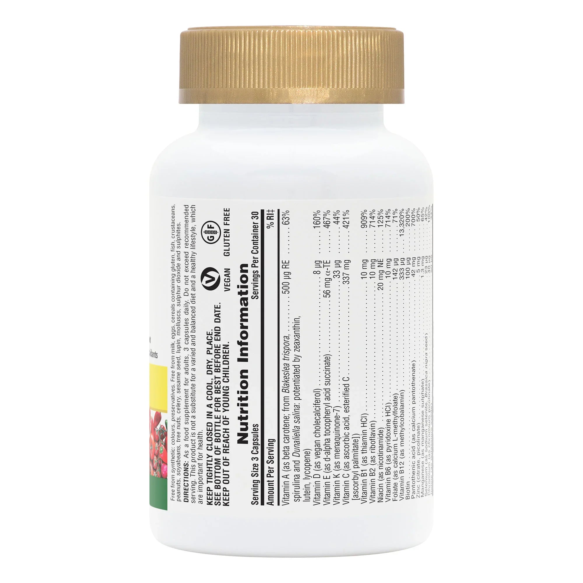 NaturesPlus Source of Life® GOLD Multivitamin 90 Capsules image 2
