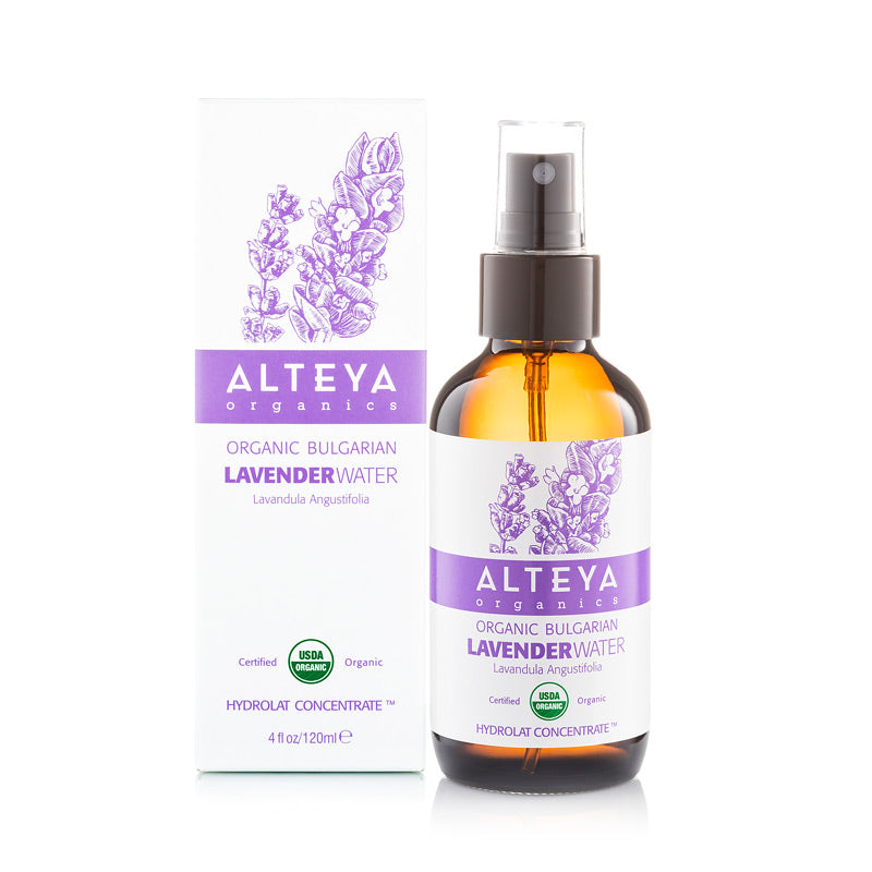 Alteya Organics Organic Bulgarian Lavender Water 120 ml - Amber Glass Bottle