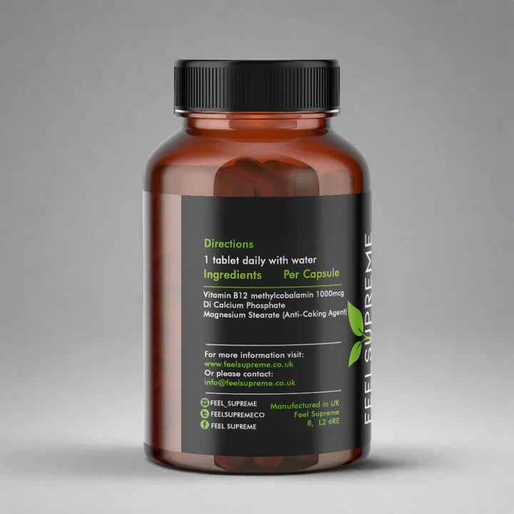 Feel Supreme Vitamin B12 | Methylcobalamin 3