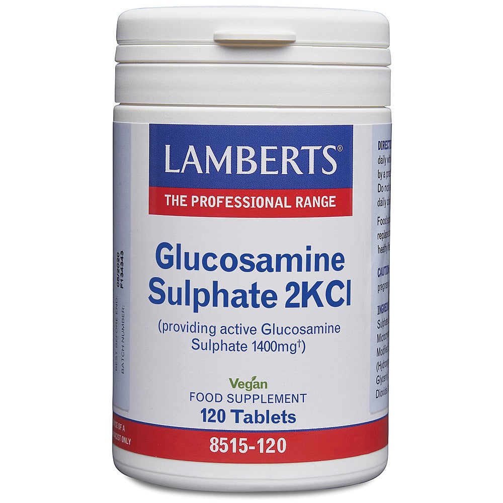 Lamberts Glucosamine Sulphate 2KCI 120 tablets image 0