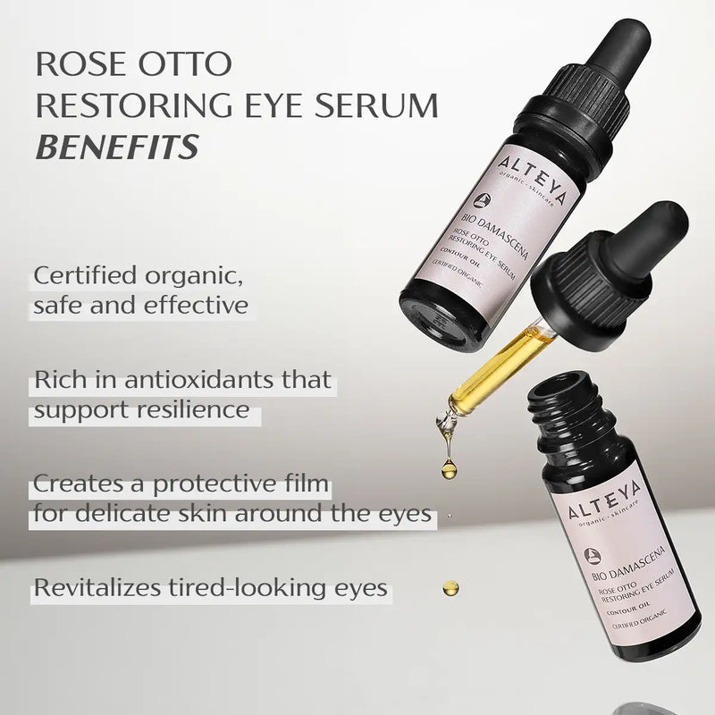 Alteya Organics Bio Damascena Organic Rose Otto Restoring Eye Serum 3