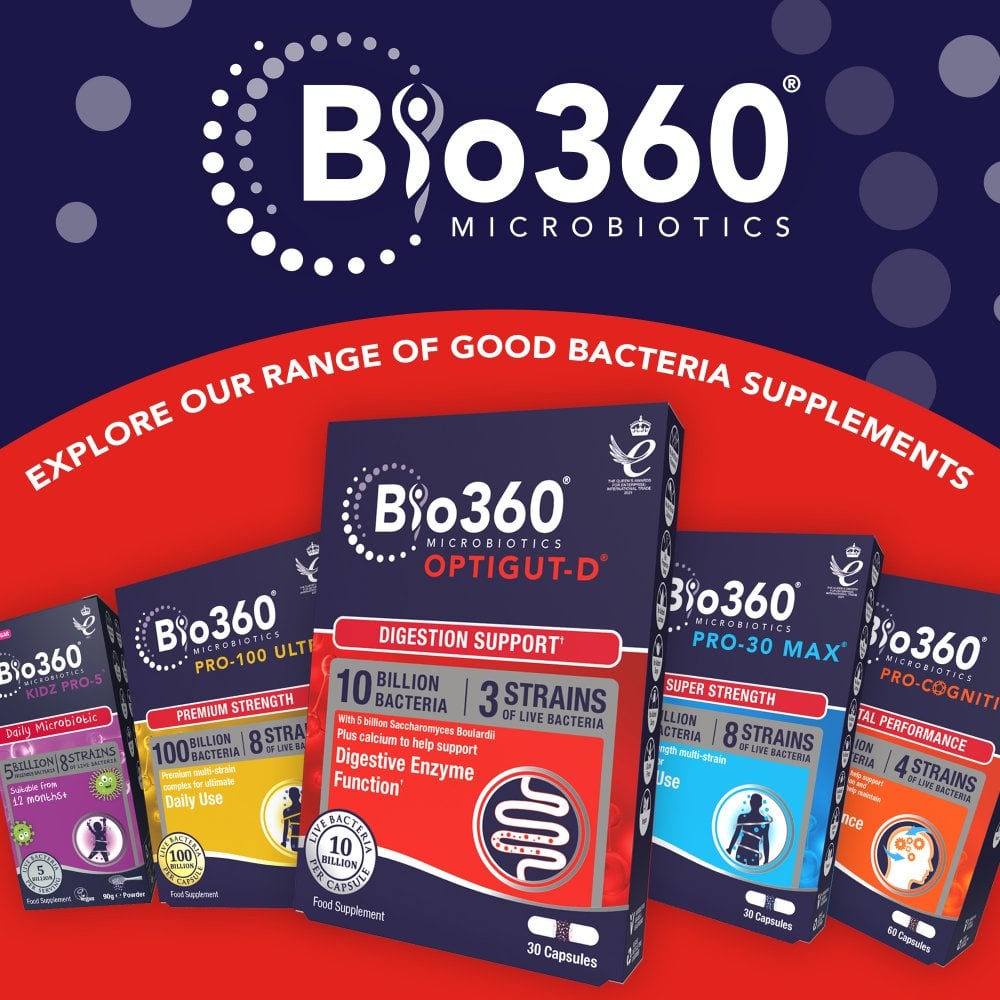 Natures Aid Bio360 OptiGUT-D (10 Billion Bacteria) 7