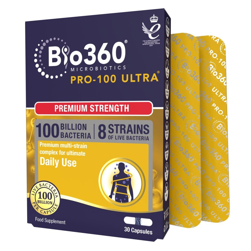 Natures Aid Bio360 Pro-100 ULTRA (100 Billion Bacteria)