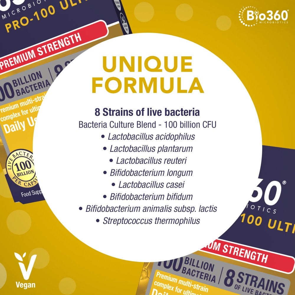 Natures Aid Bio360 Pro-100 ULTRA (100 Billion Bacteria) 5
